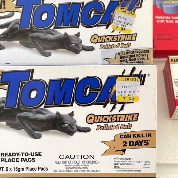 Combat Tomcat Huge Lot of Mice, Rat, and Rodent Traps New In Boxes - Picture 3 of 5